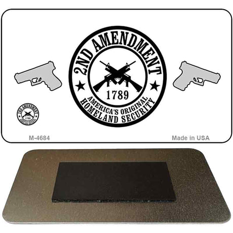 2nd Amendment Novelty Metal Magnet M-4684