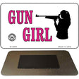 Gun Girl Novelty Metal Magnet M-4696