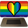 Rainbow Heart Novelty Metal Magnet M-4719