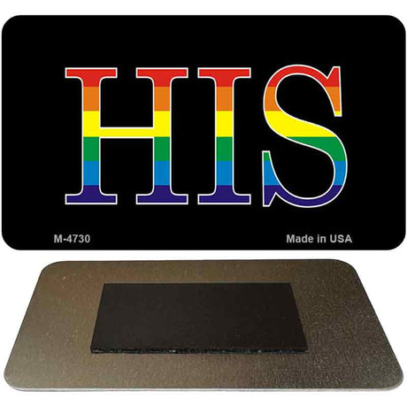 HIS Rainbow Novelty Metal Magnet M-4730