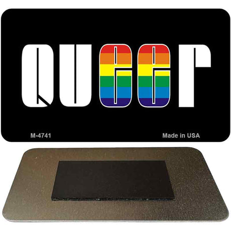 Queer Rainbow Novelty Metal Magnet M-4741