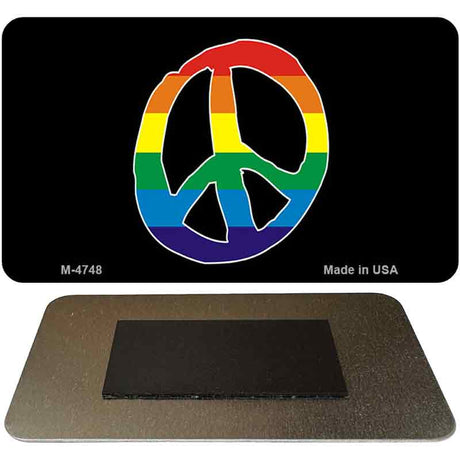 Peace Rainbow Novelty Metal Magnet M-4748