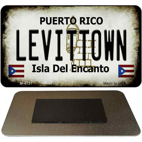 Levittown Puerto Rico State License Plate Tag Magnet M-4751