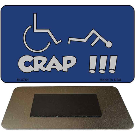 Handicap Crap Logo Novelty Metal Magnet M-4761