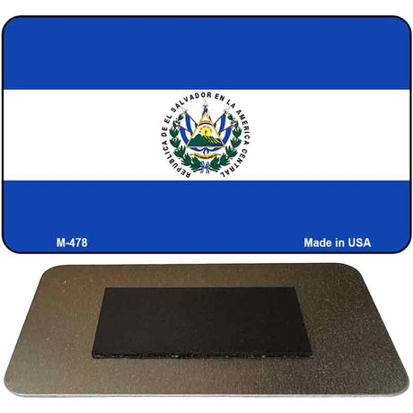 El Salvador Flag Novelty Metal Magnet M-478