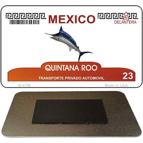 Quintana Roo Mexico Blank Novelty Metal Magnet M-4796