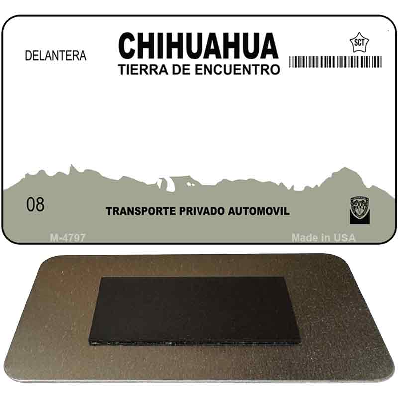 Chihuahua Mexico Blank Novelty Metal Magnet M-4767