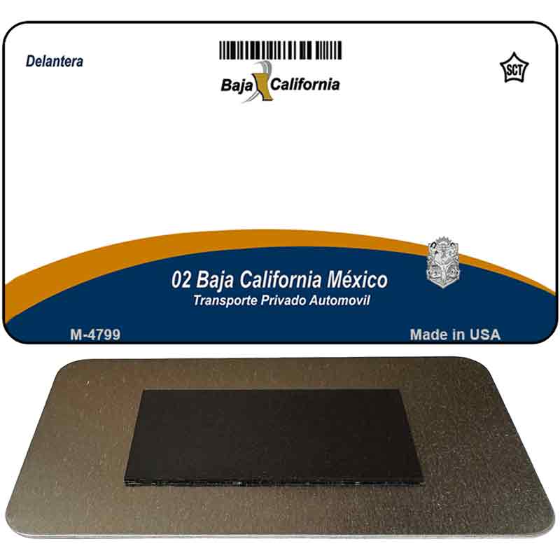 Baja California Mexico Blank Novelty Metal Magnet M-4799