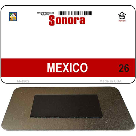 Sonora Mexico Blank Novelty Metal Magnet M-4802