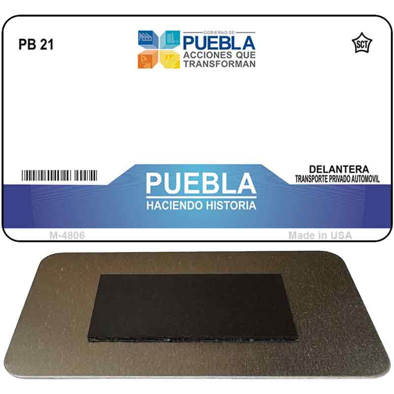 Puebla Mexico Blank Novelty Metal Magnet M-4806