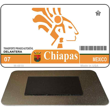 Chiapas Mexico Blank Novelty Metal Magnet M-4810