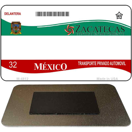 Zacatecas Mexico Blank Novelty Metal Magnet M-4812