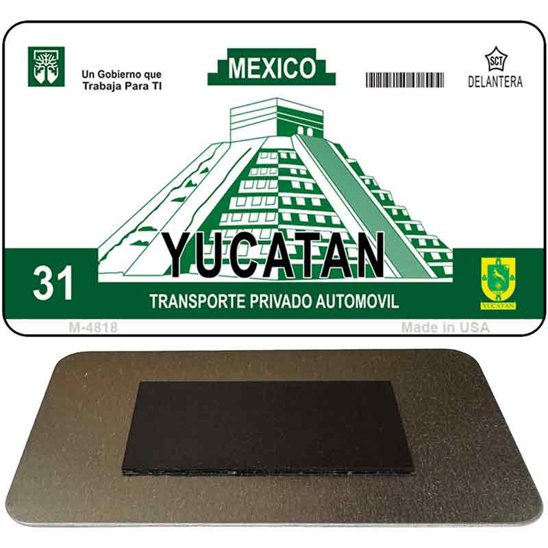 Ycatan Mexico Blank Novelty Metal Magnet M-4818