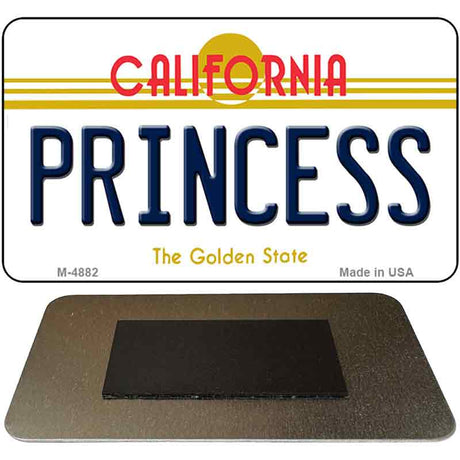 Princess California State License Plate Tag Magnet M-4882