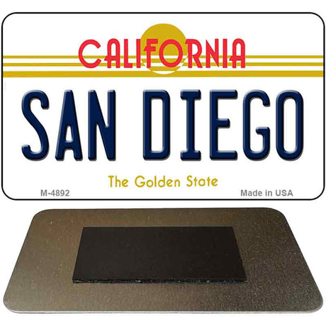 San Diego California State License Plate Tag Magnet M-4892