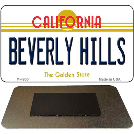 Beverly Hills California State License Plate Tag Magnet M-4900