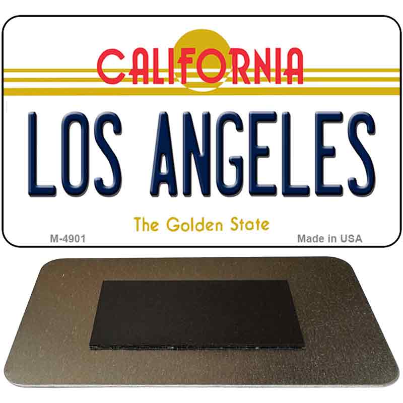 Los Angeles California State License Plate Tag Magnet M-4901