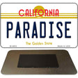 Paradise California State License Plate Tag Magnet M-4904