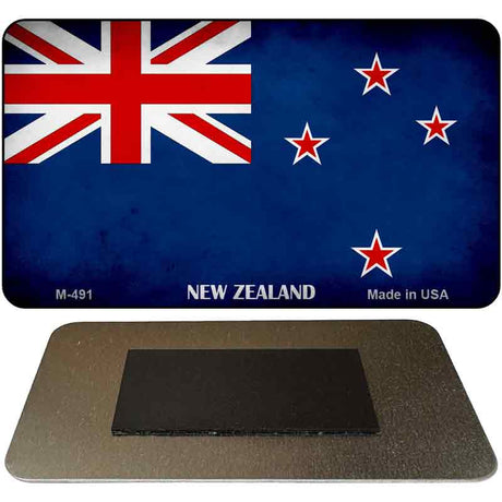 New Zealand Flag Novelty Metal Magnet M-491