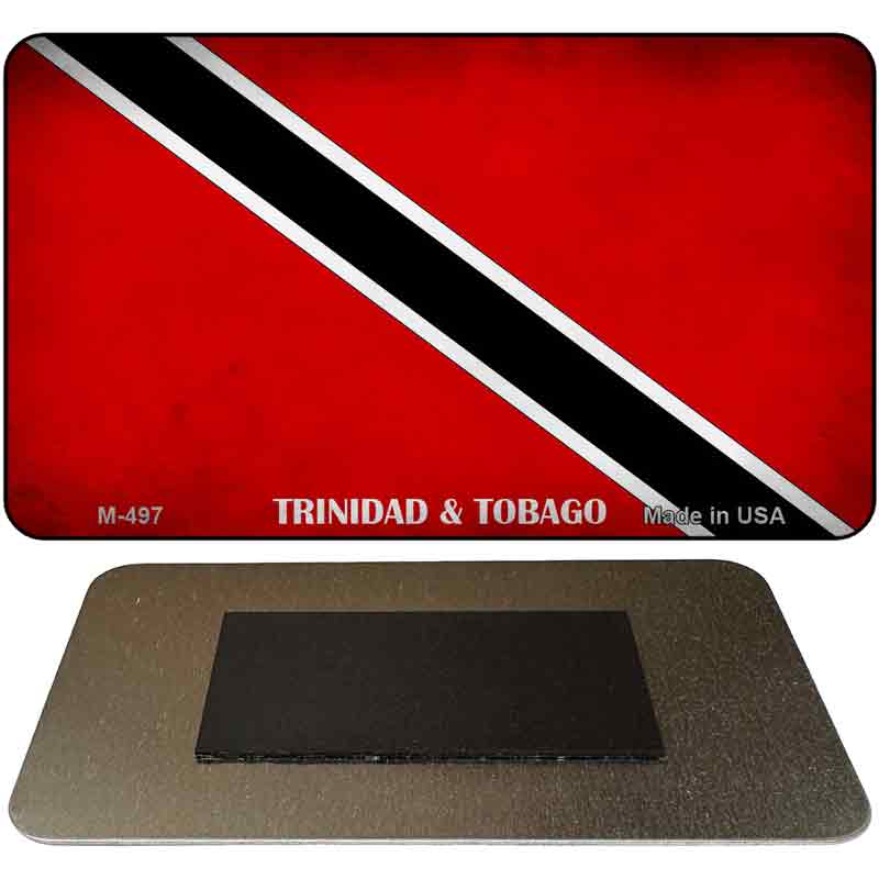 Trinidad and Tobago Flag Novelty Metal Magnet M-497