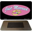 Just Married Novelty Novelty Metal Magnet M-5005