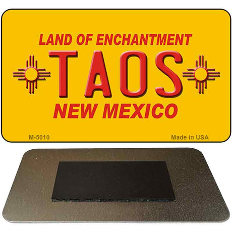 Taos Yellow New Mexico Novelty Magnet M-5010