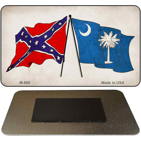 Confederate / South Carolina Novelty Metal Magnet M-508