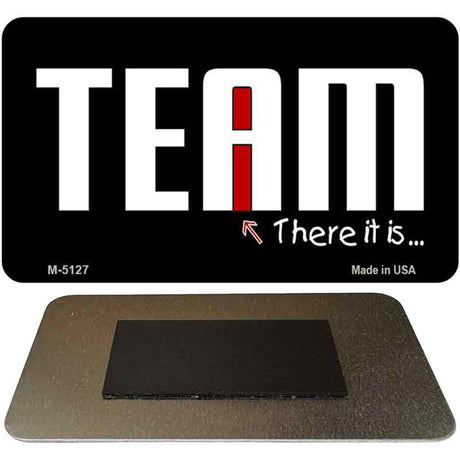 I In Team Novelty Metal Magnet M-5127