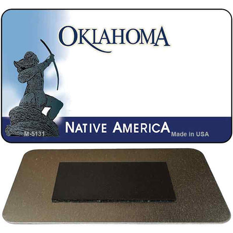 Oklahoma State Blank Novelty Metal Magnet M-5131