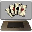 Four Aces Cards Novelty Metal Magnet M-5137