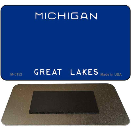 Michigan State Blank Novelty Metal Magnet M-5152