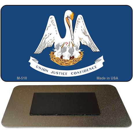 Louisiana State Flag Novelty Metal Magnet M-518