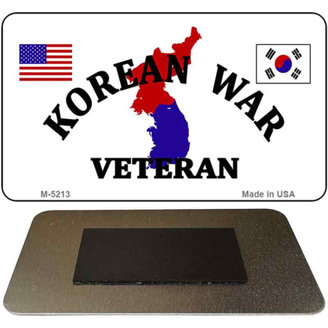 Korean War Veteran Novelty Metal Magnet M-5213