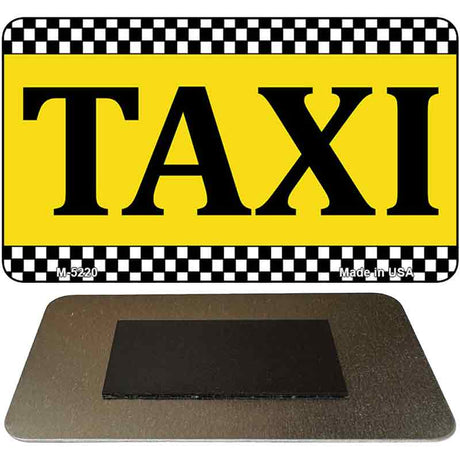 Taxi Novelty Metal Magnet M-5220