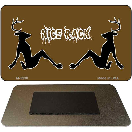 Nice Rack Novelty Metal Magnet M-5238