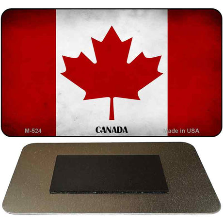 Canada Flag Novelty Metal Magnet M-524