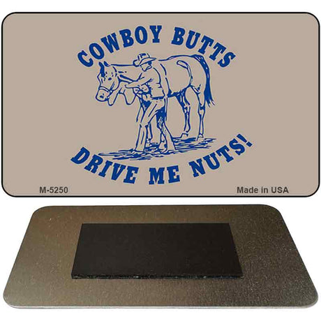 Cowboy Butts Novelty Metal Magnet M-5250