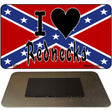 I Love Rednecks Novelty Metal Magnet M-5251