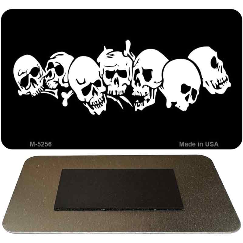 Skulls Novelty Metal Magnet M-5256