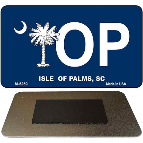 IOP Blue South Carolina Novelty Metal Magnet M-5259