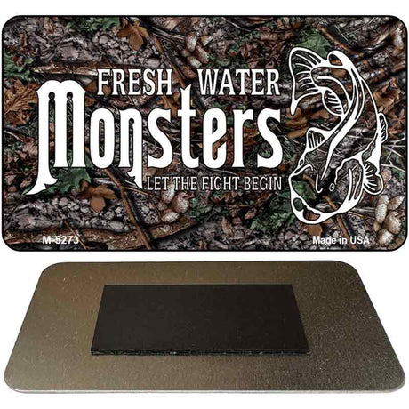 Fresh Water Monsters Novelty Metal Magnet M-5273