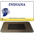 Indiana State Blank Novelty Metal Magnet M-5282