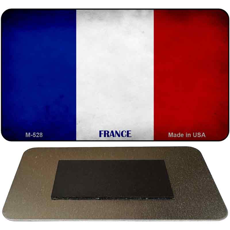 France Flag Novelty Metal Magnet M-528