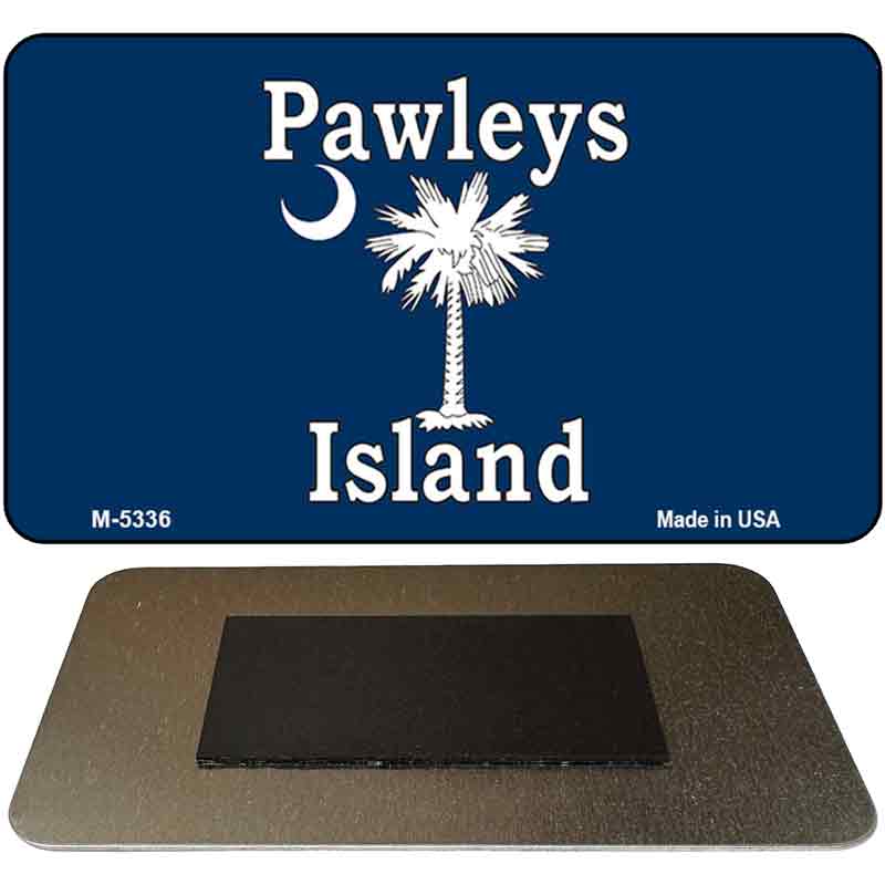 Pawleys Island Blue Novelty Metal Magnet M-5336