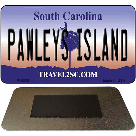 Pawleys Island South Carolina State License Plate Tag Magnet M-5338