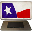 Texas Waving Flag Novelty Metal Magnet M-533