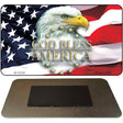 God Bless America Novelty Metal Magnet M-5348