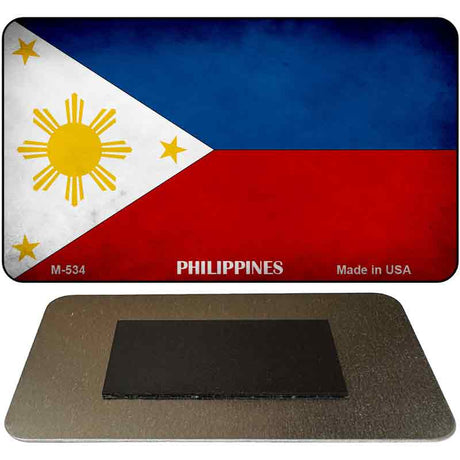 Philippines Flag Novelty Metal Magnet M-534