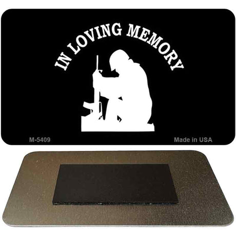 In Loving Memory Sitting Novelty Metal Magnet M-5409