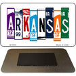 Arkansas License Plate Tag Art Novelty Metal Magnet